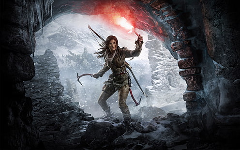 Lara Croft, Tomb Raider, jogos de vídeo, HD papel de parede HD wallpaper