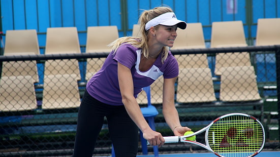 Maria Kirilenko, tennis, femmes, blonde, cheveux longs, Fond d'écran HD HD wallpaper