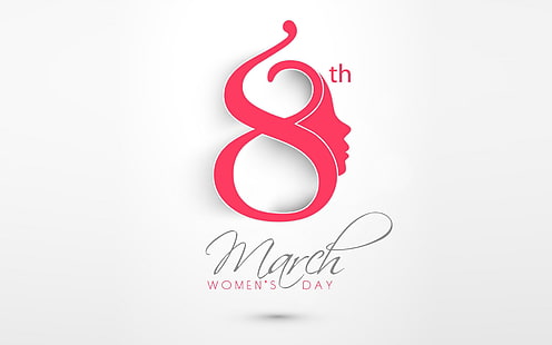8 mars Journée de la femme, jour, mars, femme, 8, Fond d'écran HD HD wallpaper