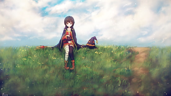 Anime, KonoSuba - Gottes Segen für diese wunderbare Welt !!, Megumin (KonoSuba), HD-Hintergrundbild HD wallpaper