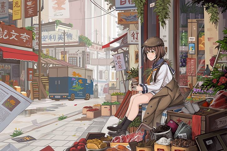 Anime, Kantai Collection, Yukikaze (Kancolle), HD wallpaper