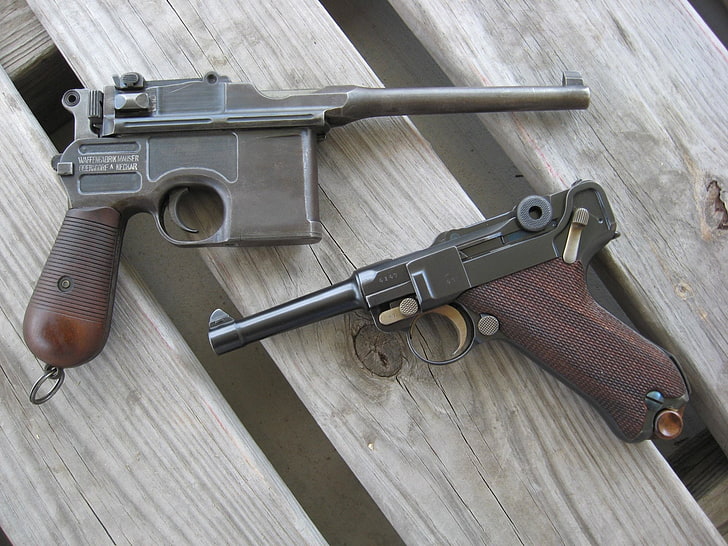 Armas, pistola Mauser, HD papel de parede