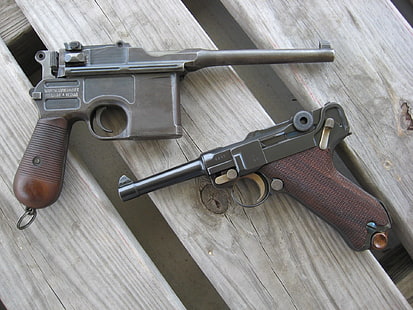 Оръжия, пистолет Mauser, HD тапет HD wallpaper