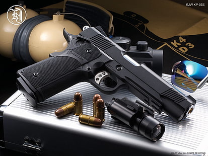 pistol, ammunition, Airsoft, falsk pistol, HD tapet HD wallpaper