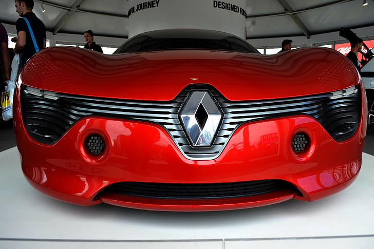 електрическа кола, прототипи, Renault DeZir, HD тапет