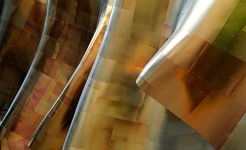 Guggenheim Museum di Bilbao, carta da parati digitale astratta multicolore, architettura, moderno, edifici, museo, guggenheim, museo guggenheim, museo guggenheim bilbao, Sfondo HD HD wallpaper