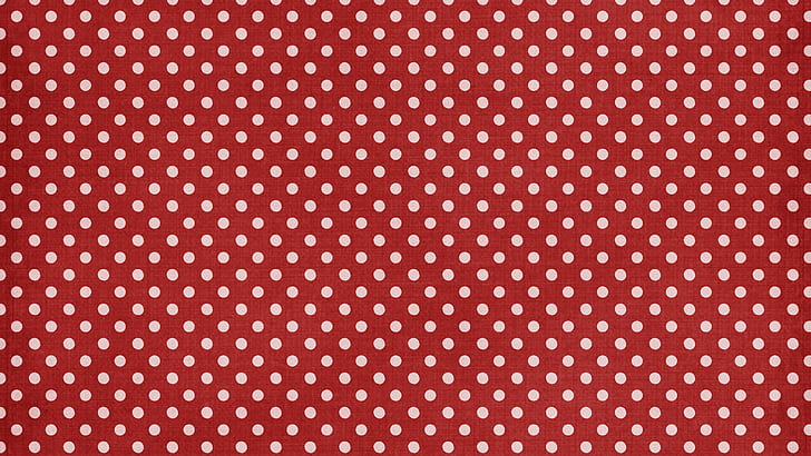 Dots, Red, Pattern, dots, red, pattern, Wallpaper HD