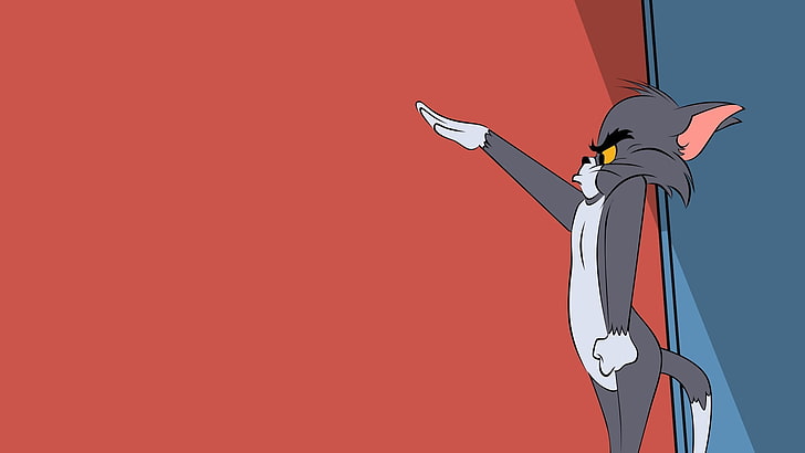 Tom von Tom & Jerry Illustration, Tom und Jerry, Cartoon, Adolf Hitler, Nationalsozialismus, dunkler Humor, Humor, HD-Hintergrundbild