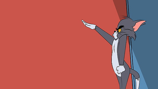 Tom von Tom & Jerry Illustration, Tom und Jerry, Cartoon, Adolf Hitler, Nationalsozialismus, dunkler Humor, Humor, HD-Hintergrundbild HD wallpaper