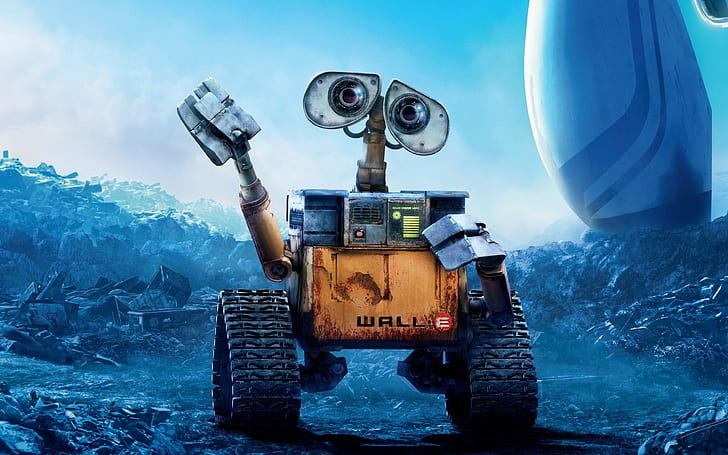 WALL-E, анимация, Pixar Animation Studios, HD тапет