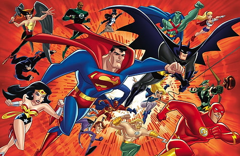 комиксы, комиксы DC, лига справедливости, супергерои, HD обои HD wallpaper