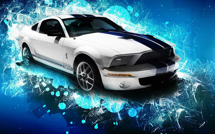 Gt 500, ford, mustang, fast cars, cars, HD wallpaper