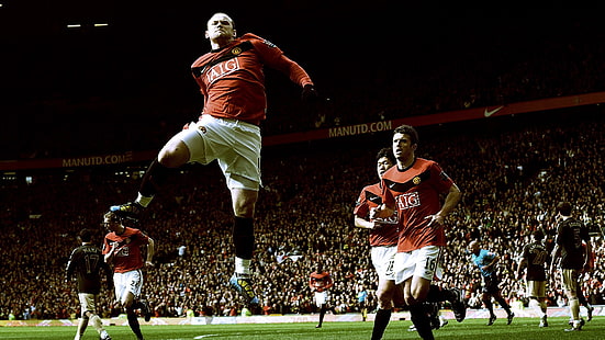 sportfotboll Manchester United FC Wayne Rooney 1920x1080 Sportfotboll HD Art, sport, fotboll, HD tapet HD wallpaper