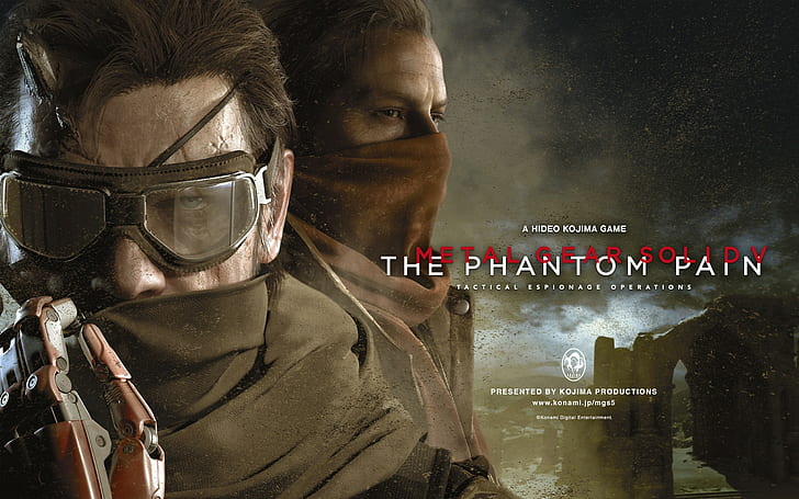 Metal Gear Solid V: The Phantom Pain, videospel, Venom Snake, Revolver Ocelot, Metal Gear Solid, HD tapet