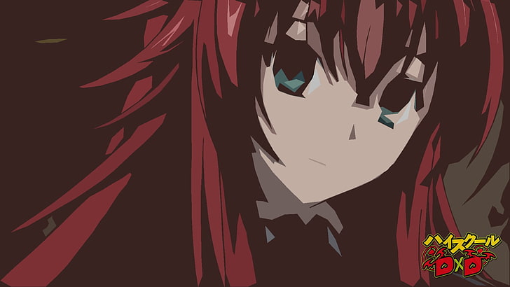 High School DxD, Gremory Rias, red, HD wallpaper