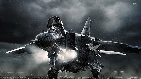 Реактивни изтребители, Микоян-Гуревич МиГ-23, Самолет, HD тапет HD wallpaper