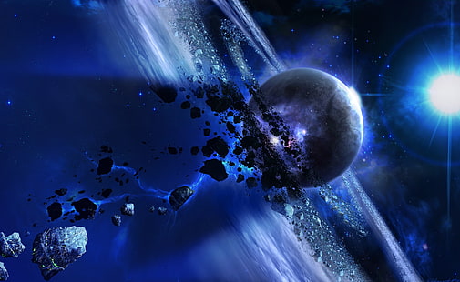 Saturn-Schwerkraft, Galaxie und Planet Wallpaper, Weltraum, Saturn, Schwerkraft, HD-Hintergrundbild HD wallpaper