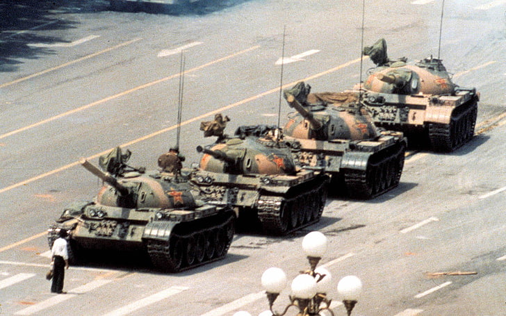 Kommunismus, Helden, Platz, Panzer, Tiananmen, HD-Hintergrundbild