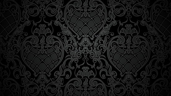 pattern, vector, dark background, HD wallpaper HD wallpaper