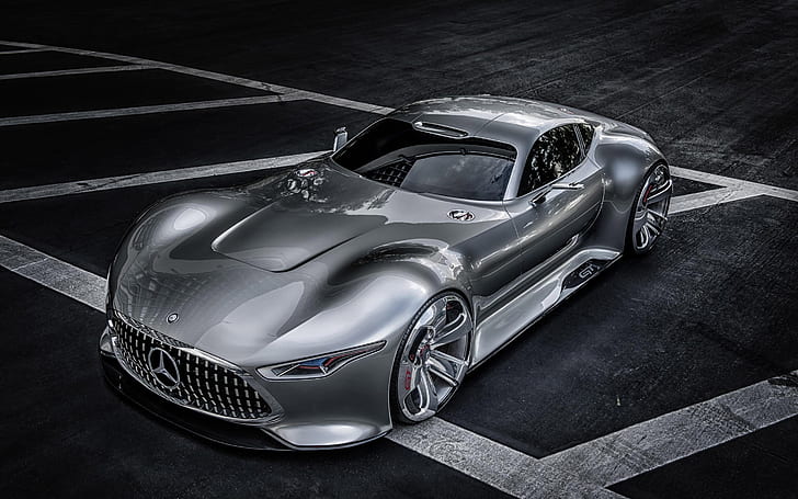 Mercedes Benz AMG Vision Gran Turismo, Mercedes Benz Concept, Fond d'écran HD