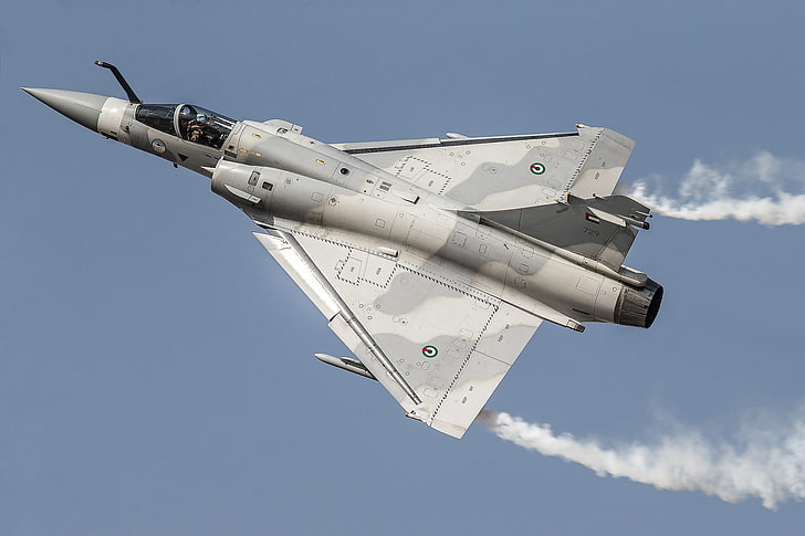 luchador, vuelo, multipropósito, Dassault, Mirage 2000, Fondo de pantalla HD