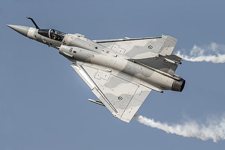 luchador, vuelo, multipropósito, Dassault, Mirage 2000, Fondo de pantalla HD HD wallpaper