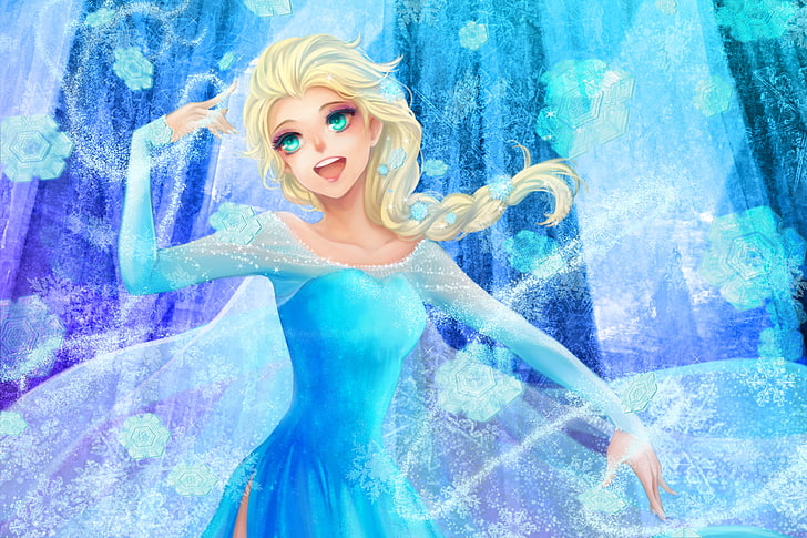 dibujos animados, Frozen (película), Fondo de pantalla HD