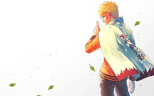  Naruto (anime), Naruto Shippuuden, Uzumaki Naruto, Hokage, artwork, HD wallpaper HD wallpaper