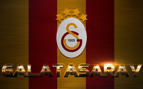 Fotboll, Galatasaray S.K., emblem, logotyp, HD tapet HD wallpaper
