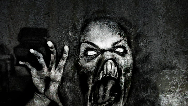 creepy, horror, HD wallpaper