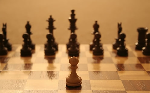 scacchi, profondità di campo, giochi da tavolo, Sfondo HD HD wallpaper