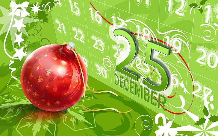 25 December Christmas, christmas, december, HD wallpaper