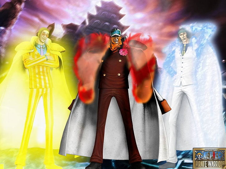 One Piece Pirate Warriors tapet, One Piece, Navy Admiral, anime, HD tapet