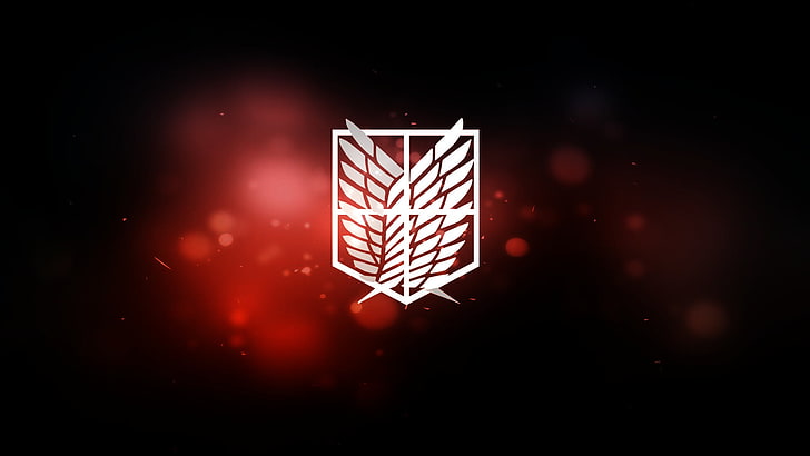 Angriff auf Titan-Logo, Anime, Angriff auf Titan, Emblem, Scouting Legion, HD-Hintergrundbild