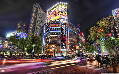 도쿄, 일본 애니메이션 도시, 도쿄, 도쿄 일본 도시 이미지, HD 배경 화면 HD wallpaper