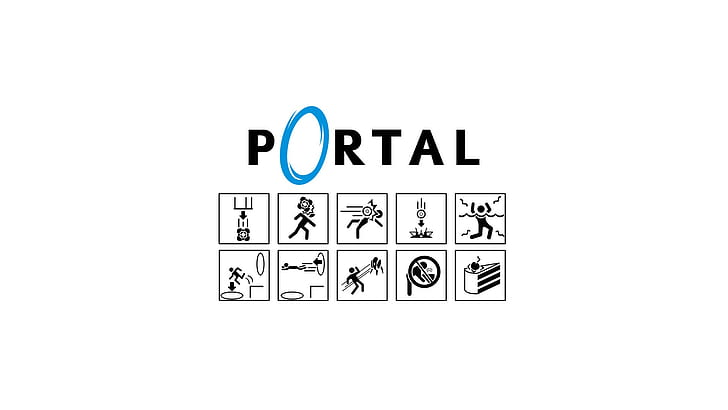 Portal (spel), videospel, HD tapet