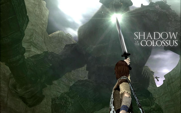 Ilustração de Shadow of the Colossus, Shadow of the Colossus, videogames, HD papel de parede