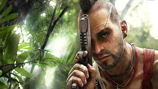 Far Cry 3, Vaas Черна гора, видео игри, Far Cry, HD тапет HD wallpaper
