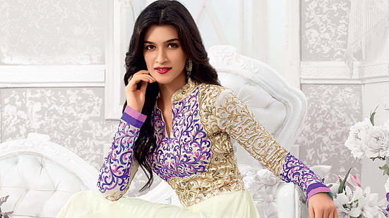 8k, Bollywood, Schönheit, Kriti Sanon, HD-Hintergrundbild HD wallpaper