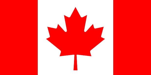 Ilustrasi bendera Kanada, Bendera Kanada, Bendera nasional, Daun Maple, Bendera Kanada, HD, 4K, Wallpaper HD HD wallpaper