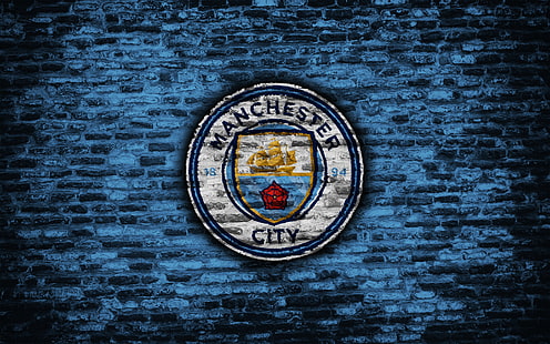 Fußball, Manchester City FC, Logo, HD-Hintergrundbild HD wallpaper