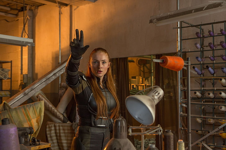 4k, Sophie Turner, X-Men: Dark Phoenix, Sfondo HD