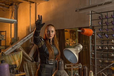 4k, Sophie Turner, X-Men: Dark Phoenix, HD tapet HD wallpaper