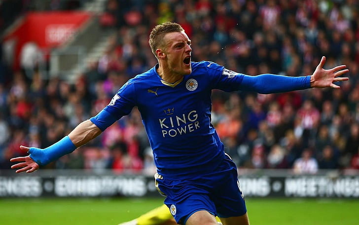Jamie Vardy, Leicester City F.C., Football Player, HD wallpaper