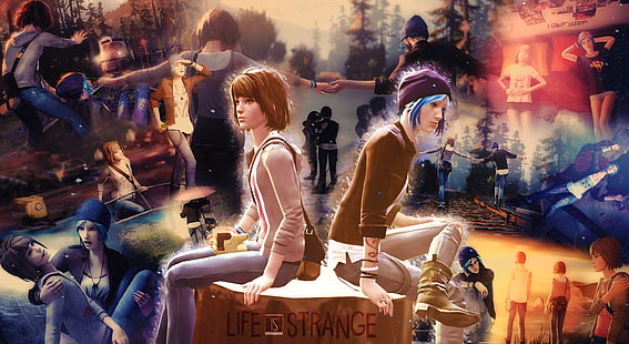 Life Is Strange, Chloe Price, Max Caulfield, HD wallpaper HD wallpaper