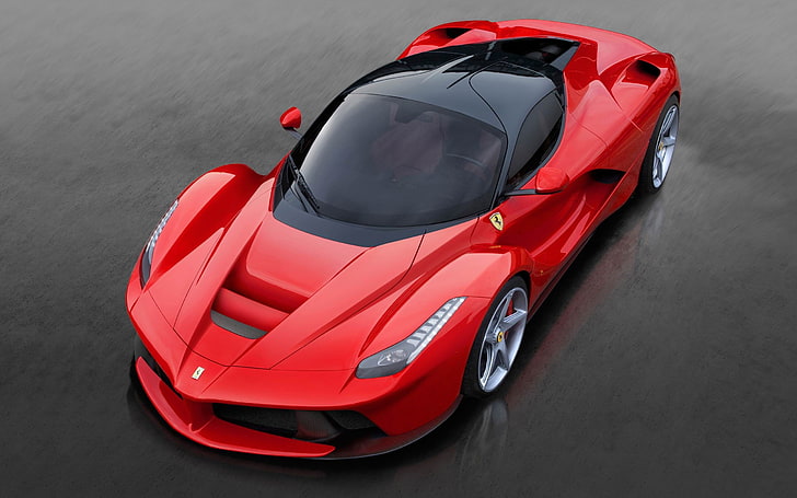 2014 Ferrari LaFerrari Auto HD Desktop Wallpaper, red Ferrari LaFerrari, HD wallpaper