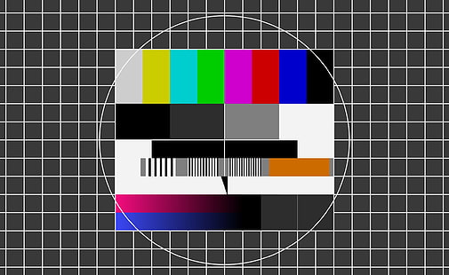 Brak sygnału TV, karta testowa TV, Aero, grafika wektorowa, sygnał, Tapety HD HD wallpaper