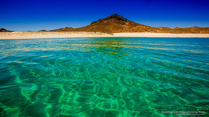Isla del Espiritu Santo, Baja California Sur, Mexique, Îles, Fond d'écran HD