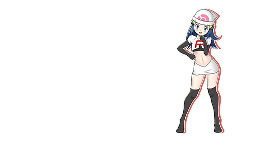 Pokémon, Dawn (Pokemon), Hikari (Pokemon), Team Rocket, HD-Hintergrundbild HD wallpaper