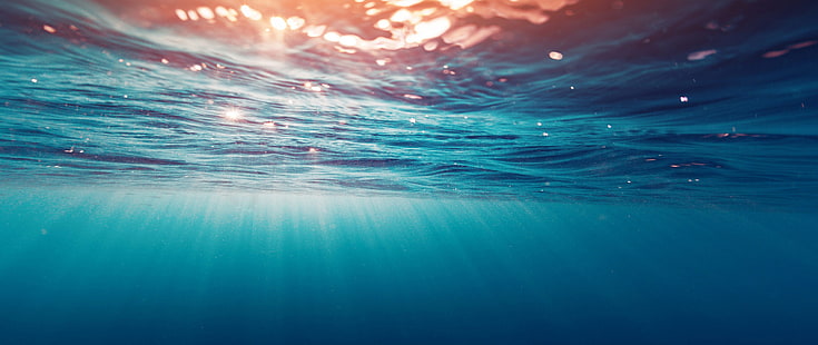 fotografía subacuática, ultra ancha, fotografía, naturaleza, Fondo de pantalla HD HD wallpaper